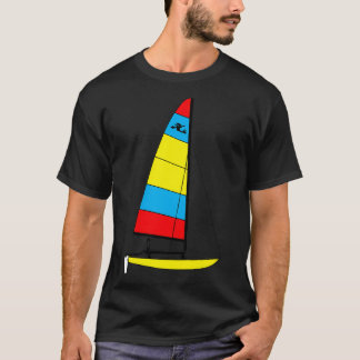 Camiseta Hobie 14 Catamaran Sailboat Yellow