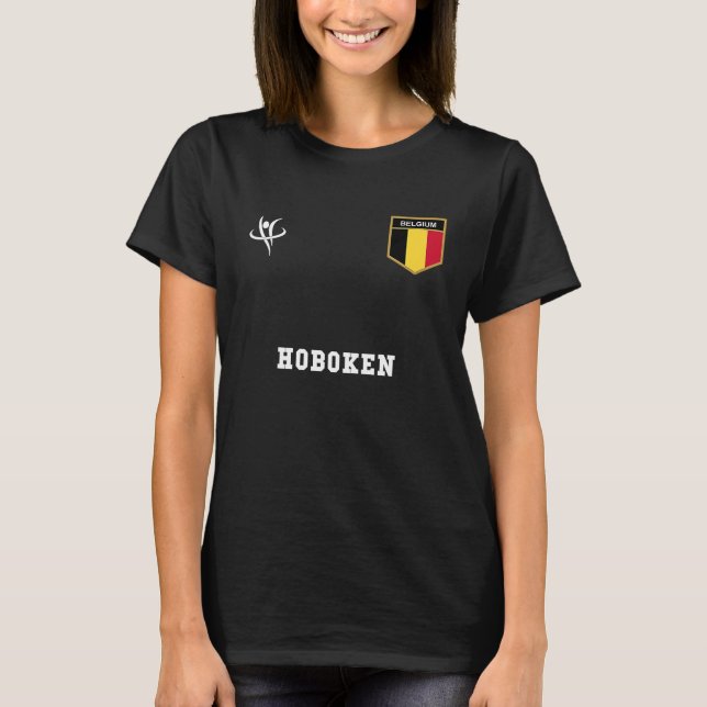 Camiseta HOBOKEN Belgium Vintage Sports (Frente)