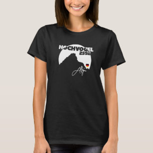 Camiseta Hochvogel Mountain Allgäu Alpes Bavaria Tirol Hiki