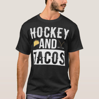 Camiseta Hockey and Tacos Shirt Hockey Player Team Ice Hock