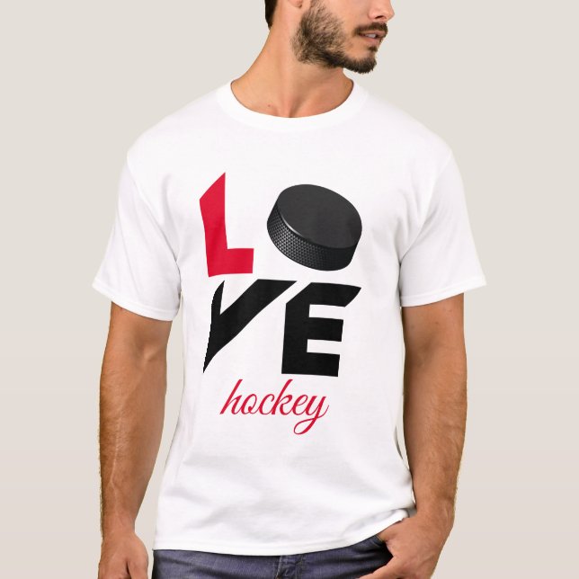Camiseta Hockey com amor (Frente)