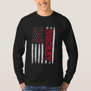 Camiseta Hockey com Bandeira Americana Patriótico I