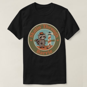 Camiseta Hockey com Barrie Raccoon Canadense