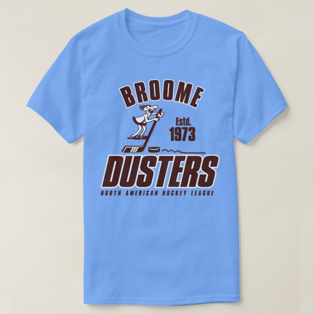 Camiseta Hockey com Dusters Broome (Frente do Design)
