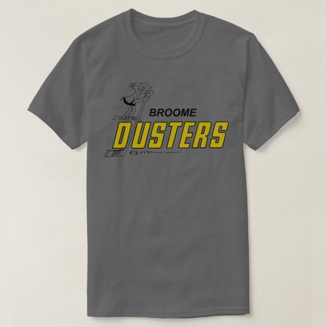 Camiseta Hockey com Dusters do Broome Retro (Frente do Design)