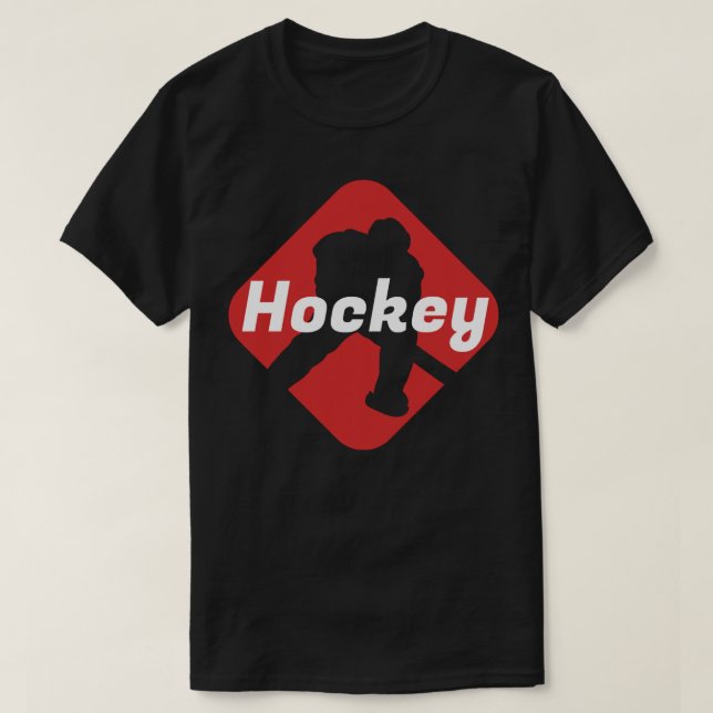 Camiseta Hockey com Hóquei no Gelo Frota Gift Gift (Frente do Design)