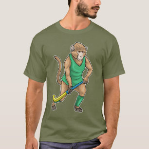 Camiseta Hockey com macaco