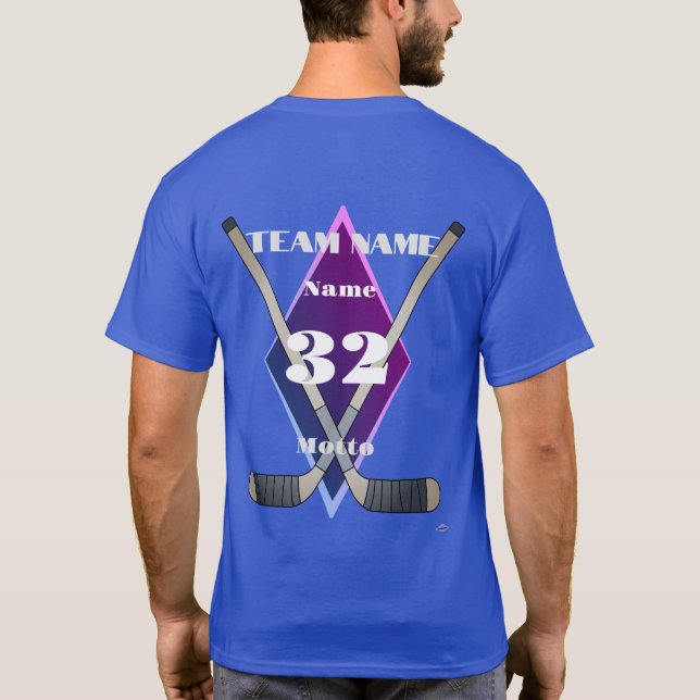 Camiseta Hockey com T-shirt personalizada HAMbyWG (Verso)