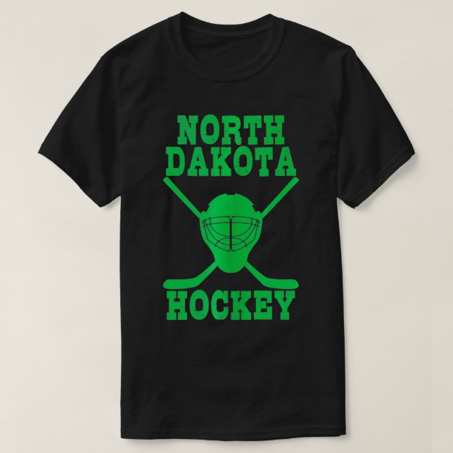 Camiseta Hockey da Dakota do Norte (Frente do Design)