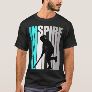 Camiseta Hockey de campo com instrutor de hóquei em Hóquei