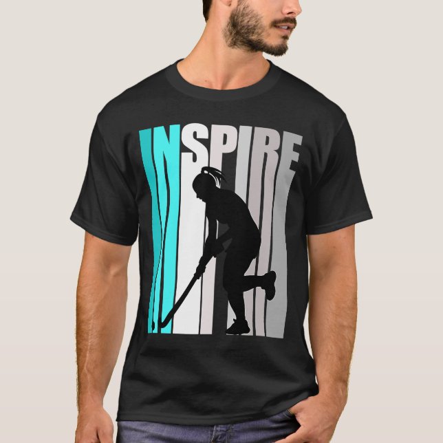 Camiseta Hockey de campo com instrutor de hóquei em Hóquei (Frente)