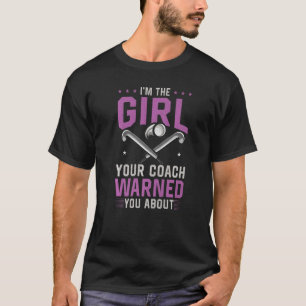 Camiseta Hockey de campo sou a garota que seu treinador avi