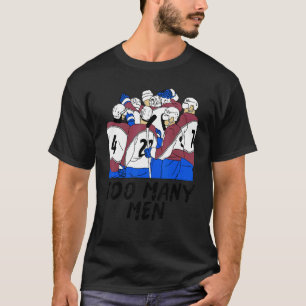 Camiseta Hockey Demasiados Homens No Hockey Com Amor