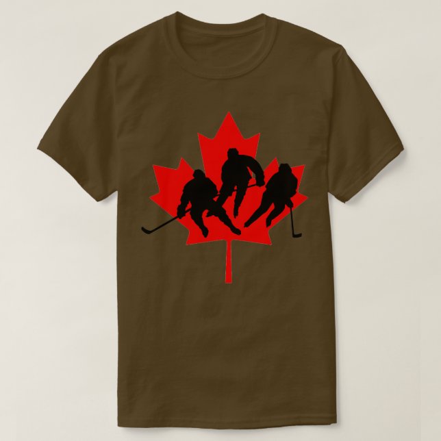Camiseta Hockey do Canadá (Frente do Design)