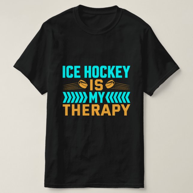Camiseta Hockey é minha terapia (Frente do Design)