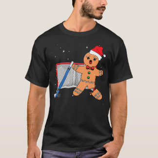 Camiseta Hockey Goalie Gingerbread Goalkeeper Funny Christm