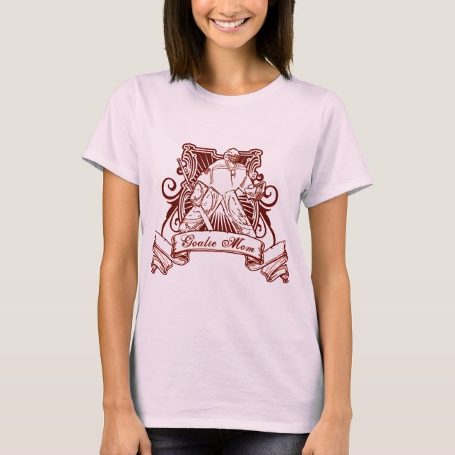 Camiseta Hockey Goalie Mãe (Frente)