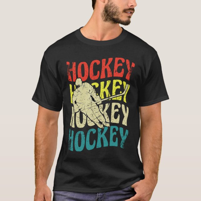 Camiseta Hockey Hockey Hockey Funny Ice Hockey Frisbee Love (Frente)
