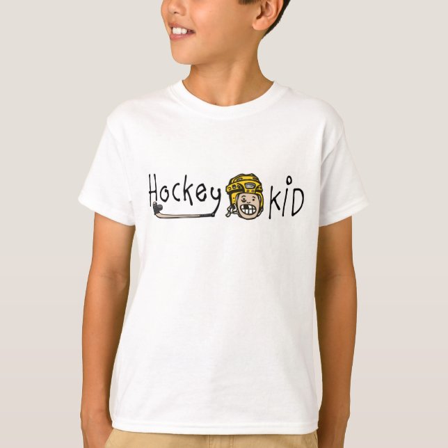 Camiseta Hockey Kid Amarelo (Frente)