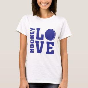Camiseta Hockey Love, t-shirt de hóquei em campo