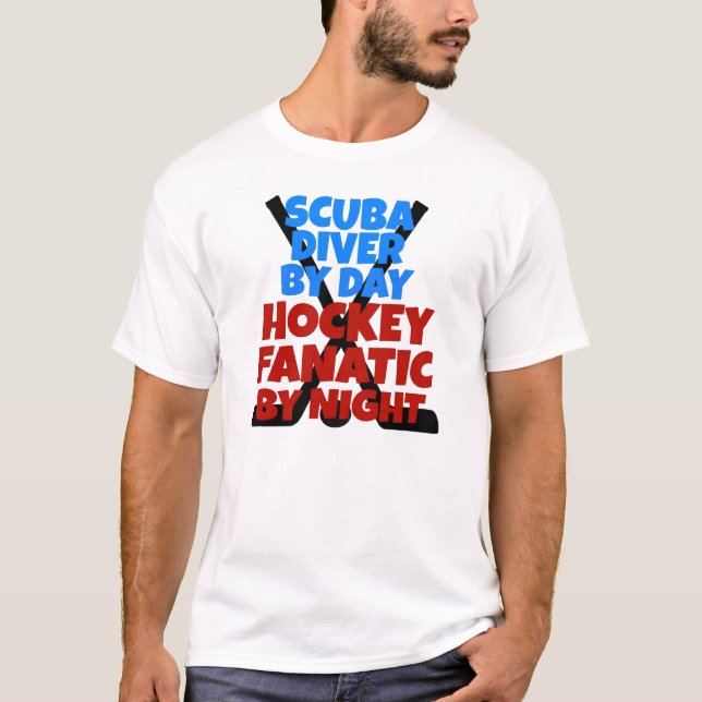 Camiseta Hockey Lover Scuba Diver (Frente)