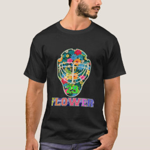 Camiseta Hockey Mask Flower 29 Wild Goalie Fleury Minnesota
