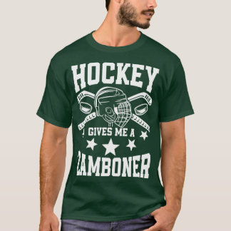 Camiseta Hockey me dá um presente de Zamboner no esporte