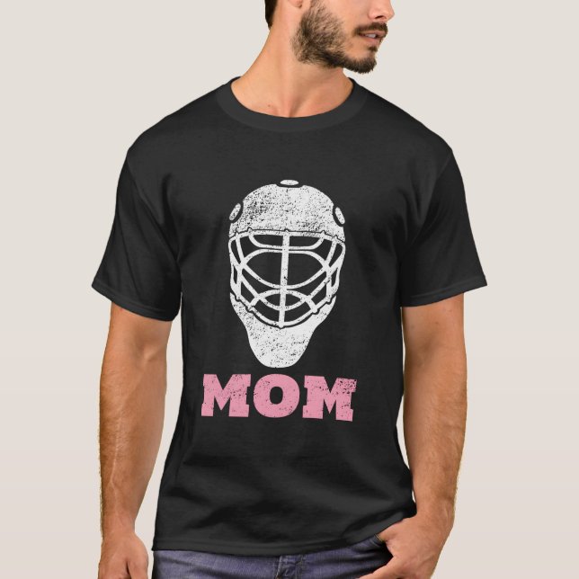 Camiseta Hockey Mom Goalie For (Frente)