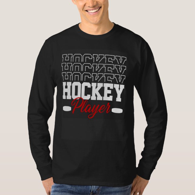 Camiseta Hockey Player Ice and Roller Hockey (Frente)