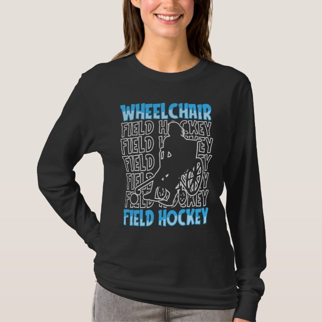 Camiseta Hockey Player Wheelchair Field Hockey (Frente)