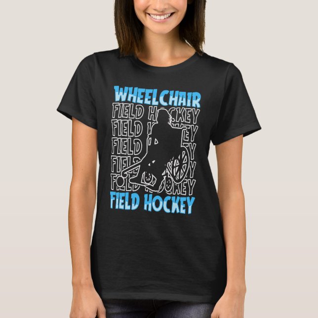 Camiseta Hockey Player Wheelchair Field Hockey (Frente)