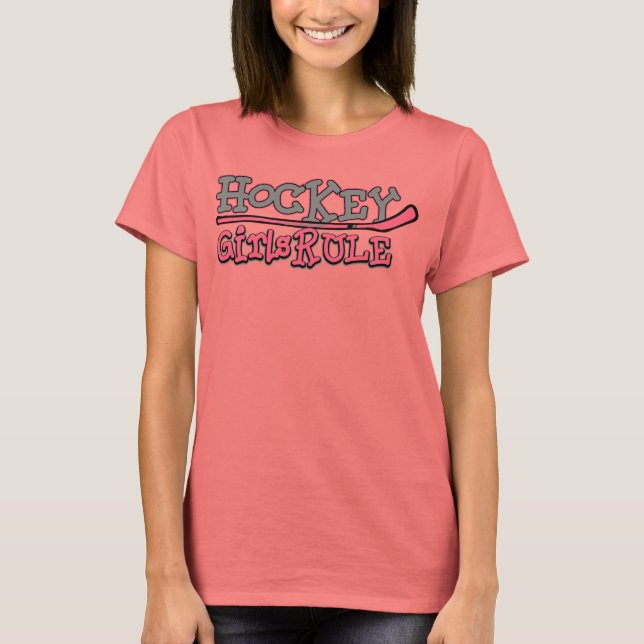 Camiseta Hockey - Regra das Meninas (Frente)