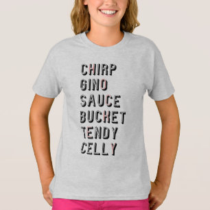 Camiseta Hockey Slang - Balde Chirp Gino Sauce Tendy Celly