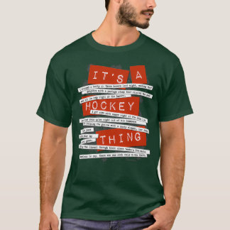 Camiseta Hockey Slang, hóquei engraçado, diz e cita