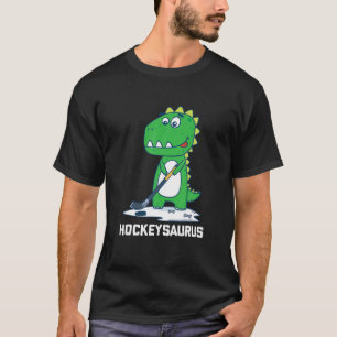 Camiseta Hockeysaurus Rex Hockey Dinossauros Meninas Crianç