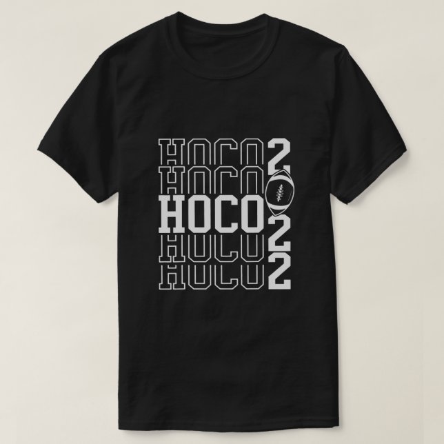Camiseta Hoco 2022 Jogo de Futebol Americano T Shir (Frente do Design)