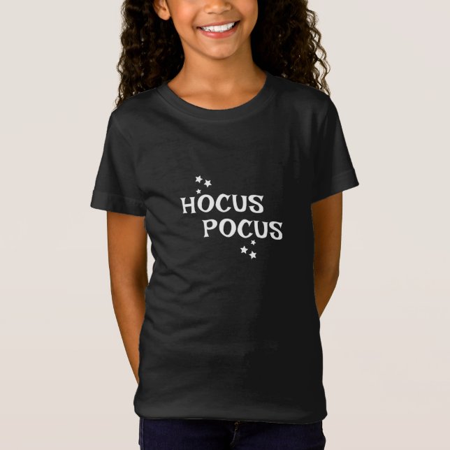 Camiseta Hocus Pocus Halloween Girly Black (Frente)