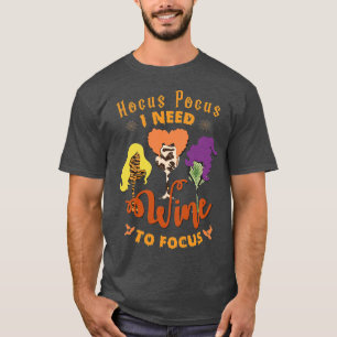 Camiseta Hocus Pocus I Precisa de café para focar o Ensino