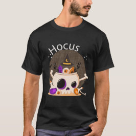 Camiseta Hocus Pocus Skull Cauldron