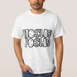 Camiseta Hocus Pocus Tipografia Retro - Minimalist