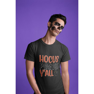 Camiseta Hocus Pocus Y'all Halloween Design
