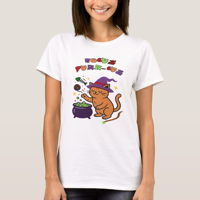 Camiseta Hocus Purrcus (Frente)