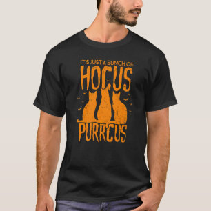 Camiseta Hocus Purrcus Halloween Bruxas Gatos Paródia 3