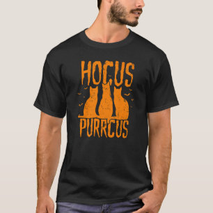 Camiseta Hocus Purrcus Halloween Bruxelles Cats Parody 1