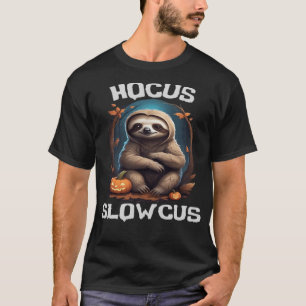 Camiseta Hocus Slowcus amantes de preguiça fantasi