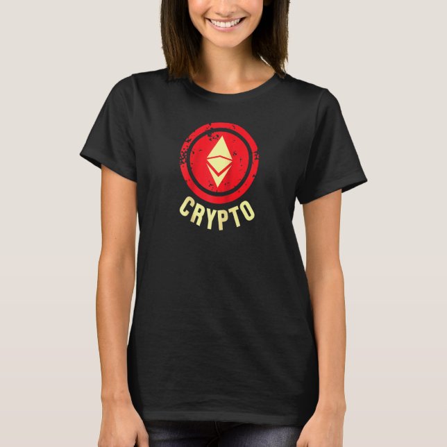 Camiseta Hod da Cadeia de Bloqueio Criptomoeda Criptomoeda  (Frente)