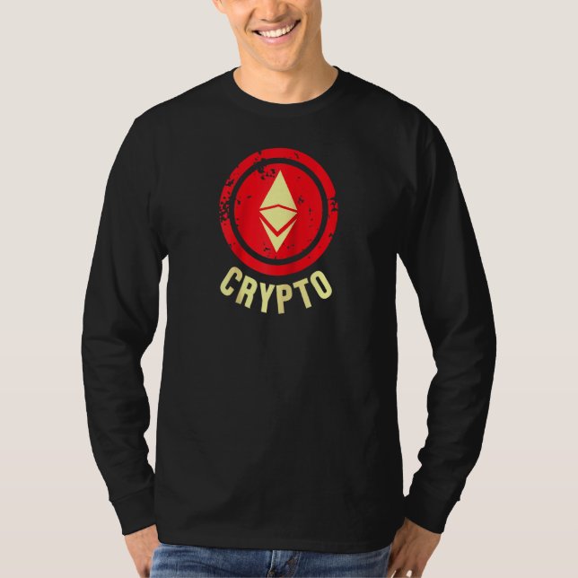 Camiseta Hod da Cadeia de Bloqueio Criptomoeda Criptomoeda  (Frente)