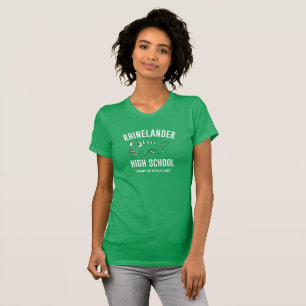 Camiseta Hodag retro: Kelly das mulheres do segundo grau de