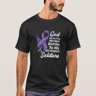 Camiseta Hodgkin Linfoma Sensibilização Ribbon Chemie Faith