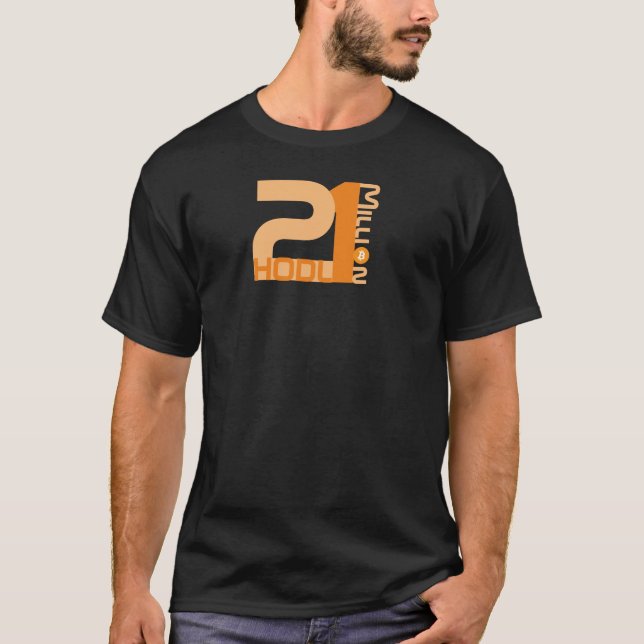 Camiseta HODL 12 milhões de Bitmoney (Frente)